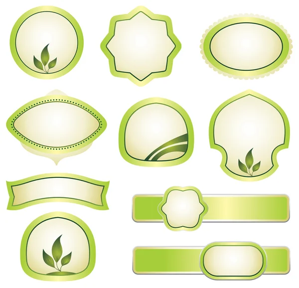 Set of labels — Stock Vector