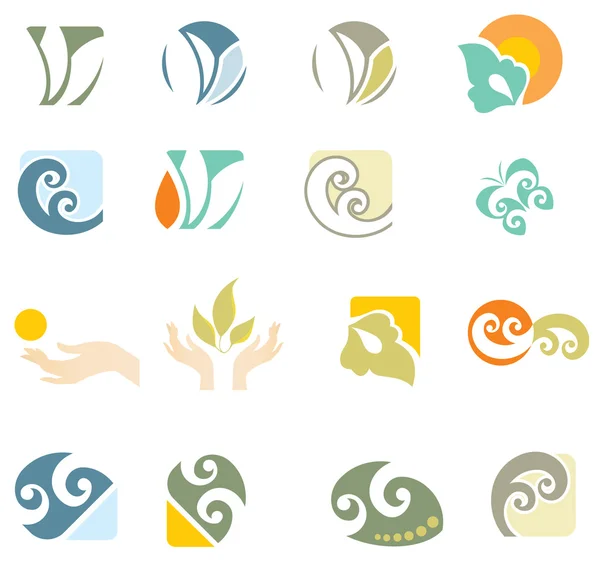 组的 logo 的设计元素 — 图库矢量图片