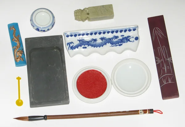 Tool kit for china calligraphy — Stock Photo, Image
