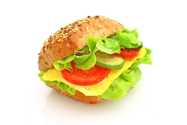 Свіжий бутерброд з сиром — стокове фото