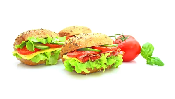 Φρέσκα σάντουιτς με λαχανικά — Φωτογραφία Αρχείου