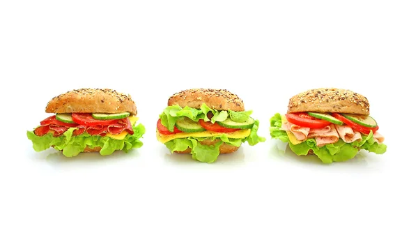 Sandwich fresco con verduras —  Fotos de Stock