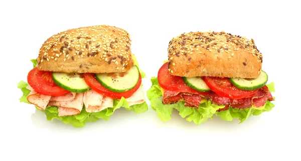 Färsk smörgås med grönsaker — Stockfoto