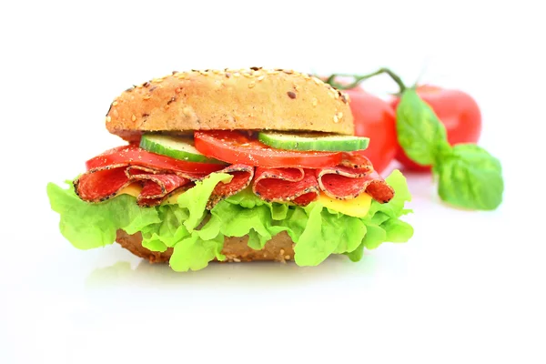 Fräsch smörgås — Stockfoto