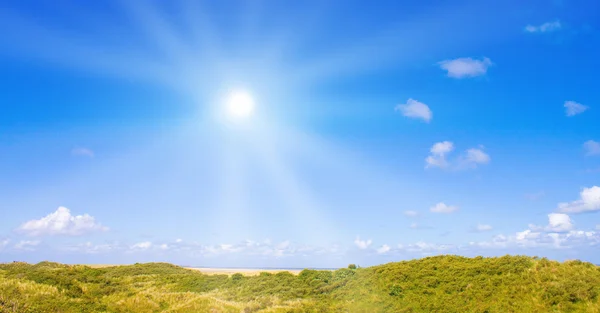 Ειδυλλιακό θίνες με το φως του ήλιου — Φωτογραφία Αρχείου