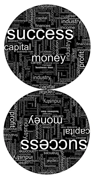 stock image Illustration with economic terms