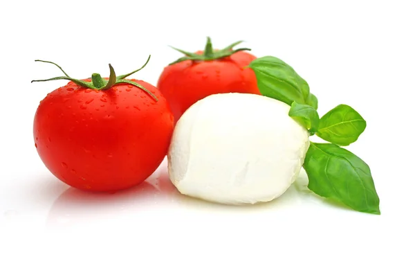 モッツァレラチーズ、トマト — ストック写真