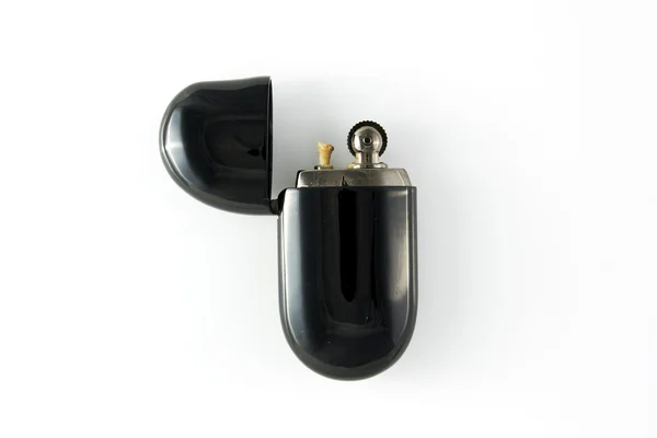 Black glossy lighter — Stock Photo, Image