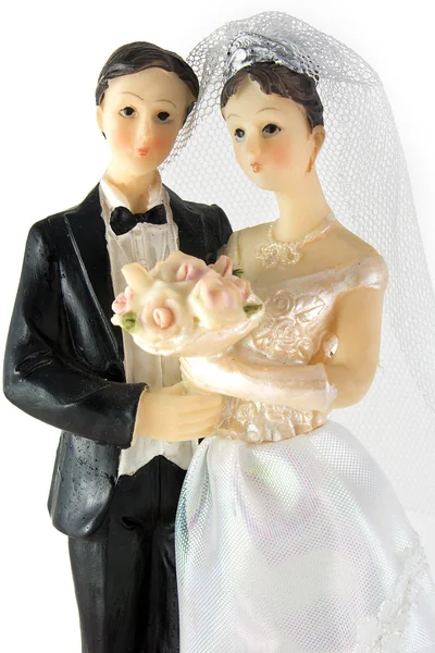 Menyasszony és a vőlegény Stock Kép