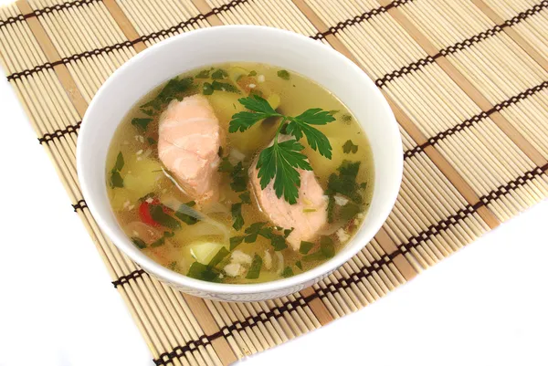 Рибний суп — стокове фото
