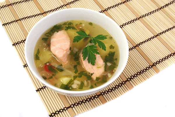 Sopa de pescado Imagen de stock