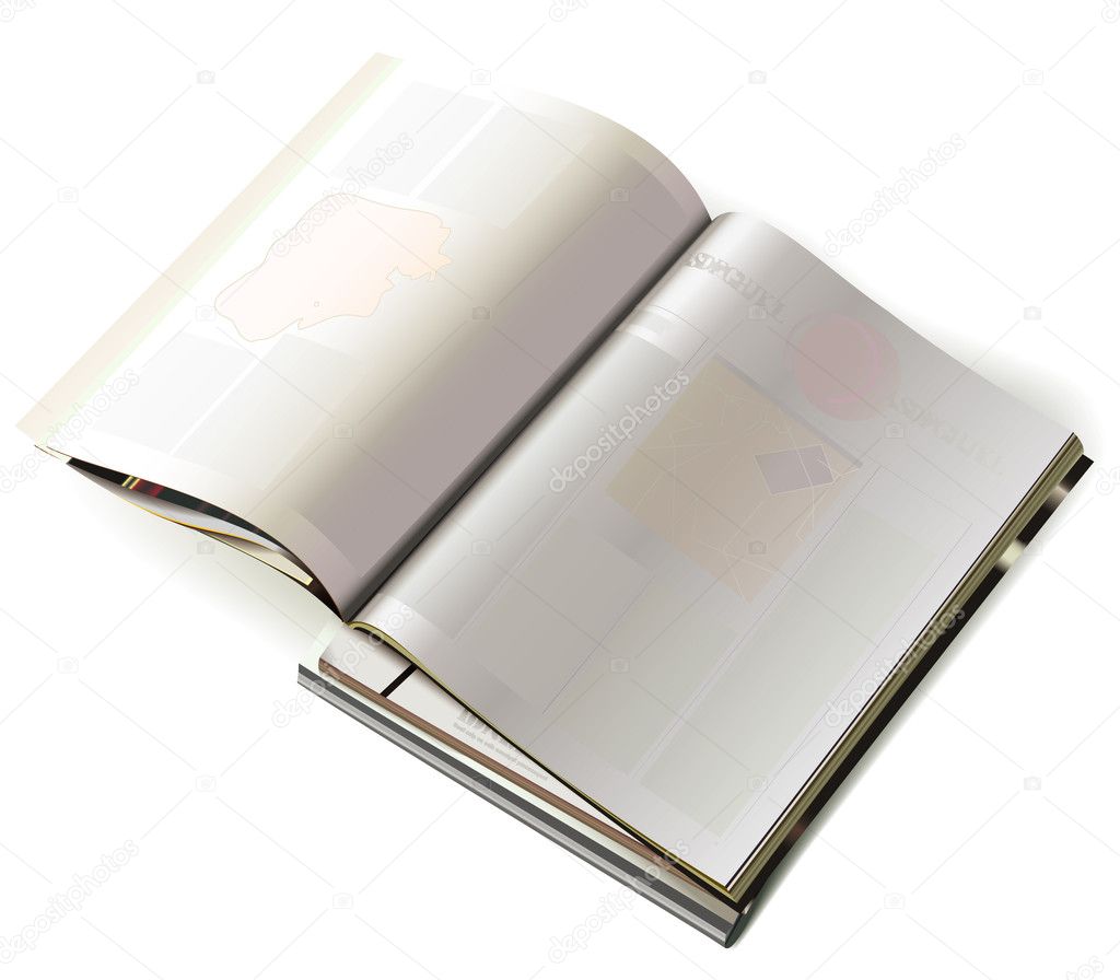 Vector illustration of a Magazines