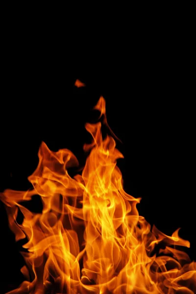 Tanzende Flammen Stockfoto