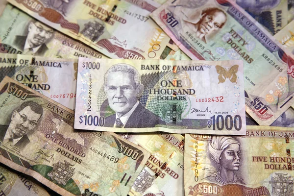 Jamaikanisches Geld Stockbild
