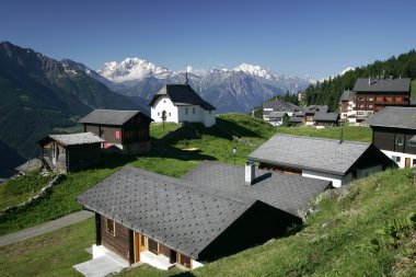 Swiss village clipart