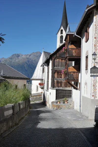 Zwitserse dorp — Stockfoto