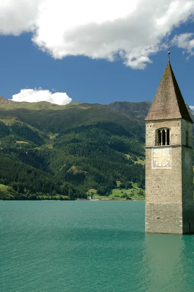 Drowned church — Stock Photo, Image