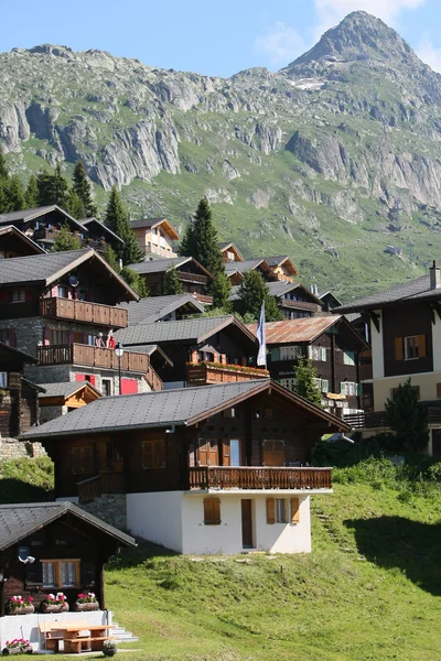 Szwajcarskiej miejscowości — Zdjęcie stockowe