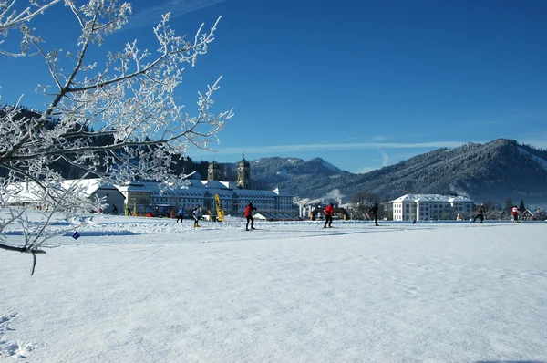 Snöiga Schweiz Royaltyfria Stockfoton