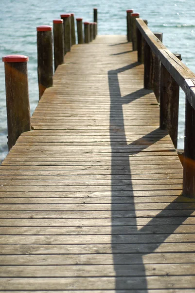 stock image Wooden catwalk