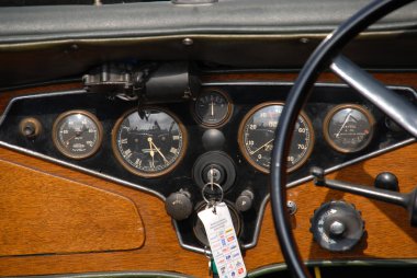 Cockpit with key clipart