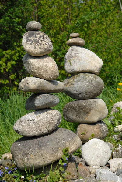 stock image Two stone towers