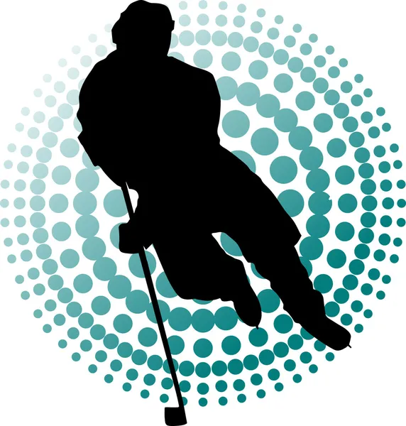 Jugadores de hockey (símbolo ) — Vector de stock