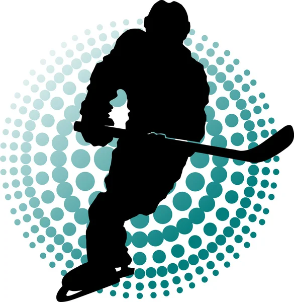 New hockey players (symbol) — Stock Vector