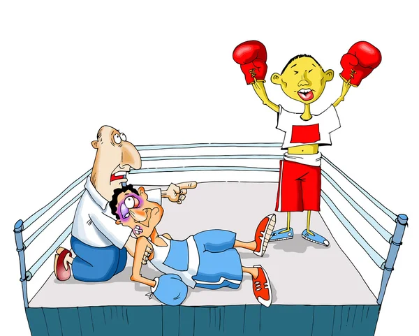Boxeo chino — Archivo Imágenes Vectoriales
