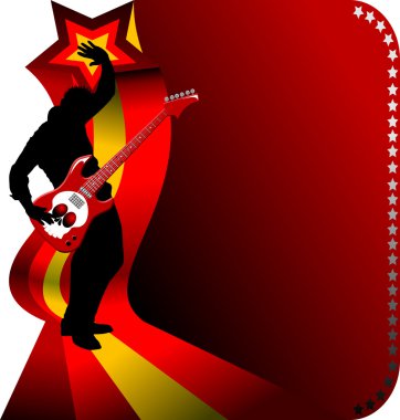 Guitarist clipart