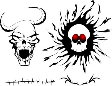 Skull clipart