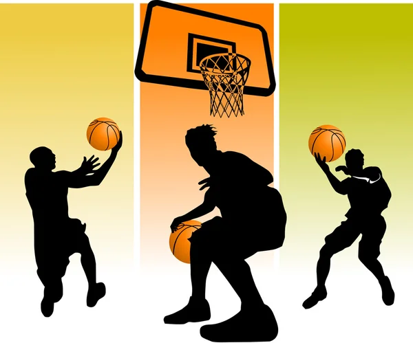 Yıldız basketbol — Stok Vektör