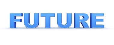 Future word sign clipart