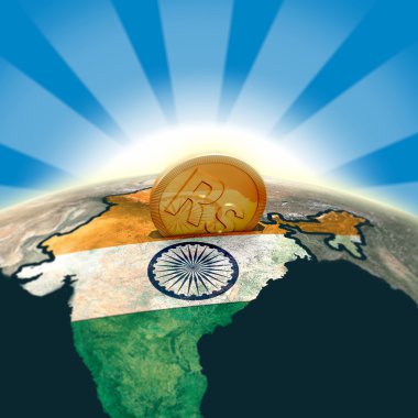 India moneybox clipart