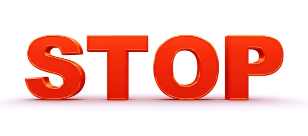 Stop red sign — Stock Photo, Image