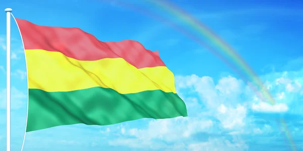 Vlajky Bolívie — Stock fotografie