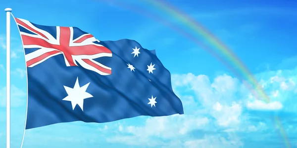ऑस्ट्रेलिया ध्वज — स्टॉक फ़ोटो, इमेज