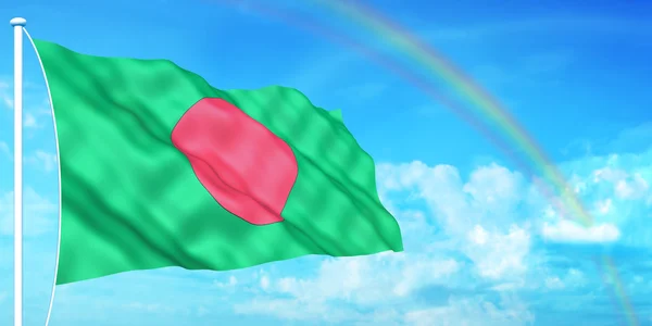 ธงชาติบังกลาเทศ — ภาพถ่ายสต็อก