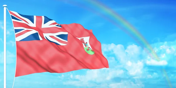 Bermudes bayrağı — Stok fotoğraf