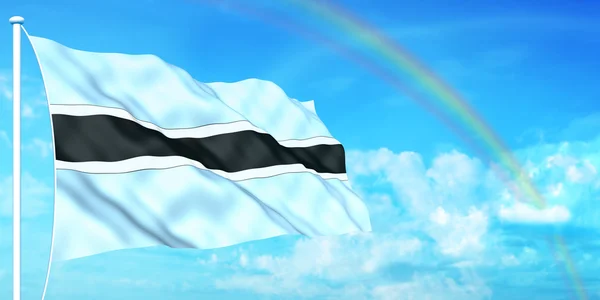 Прапор Ботсвани — стокове фото