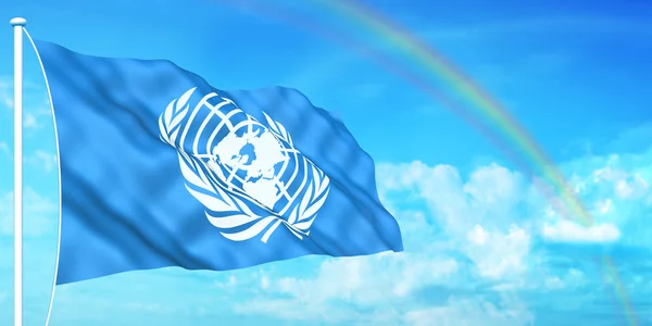 Flaga UNDP — Zdjęcie stockowe