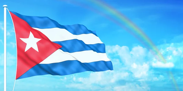 Vlag van Cuba — Stockfoto
