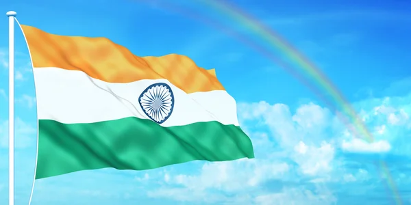 Flaga indii — Zdjęcie stockowe