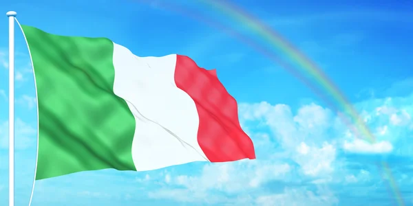 Italia flag — Stock Photo, Image