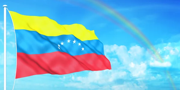 Vlajka Venezuely — Stock fotografie