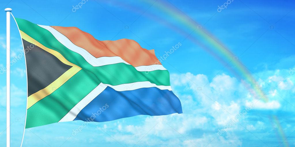 Флаг Африки Фото