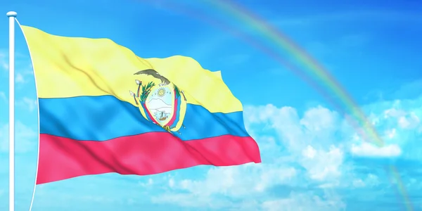 Bandera del Ecuador —  Fotos de Stock