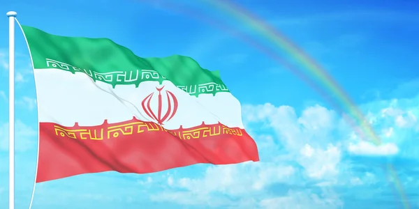 Bandera de Irán — Foto de Stock