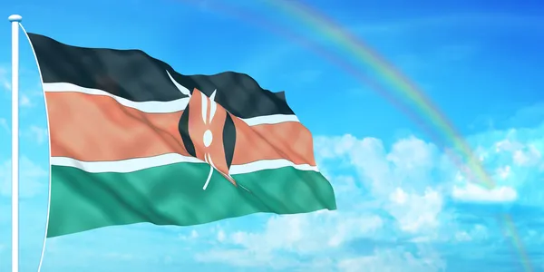 Kenya Flag — Stock Fotó