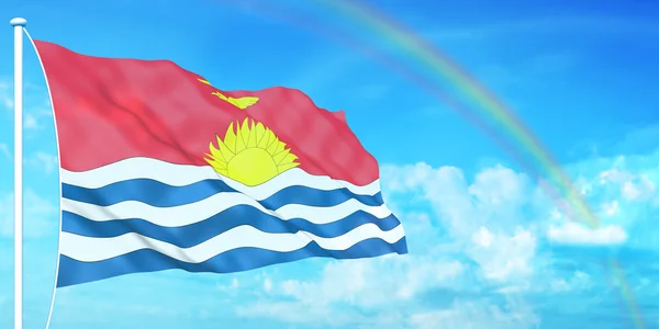 Kiribati zászló — Stock Fotó